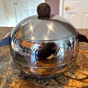Vintage Penguin Ice Bucket by West Bend Aluminum MCM Retro Bar Deco